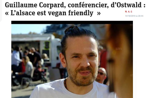 Article de presse, 'l'alsace est vegan friendly
